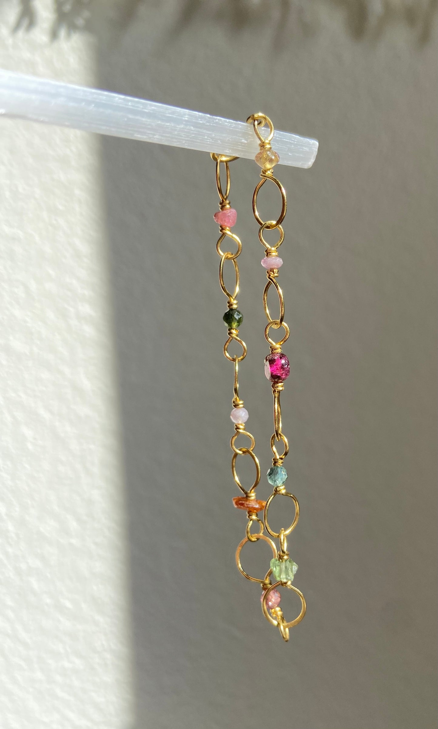 Watermelon Tourmaline Bracelet