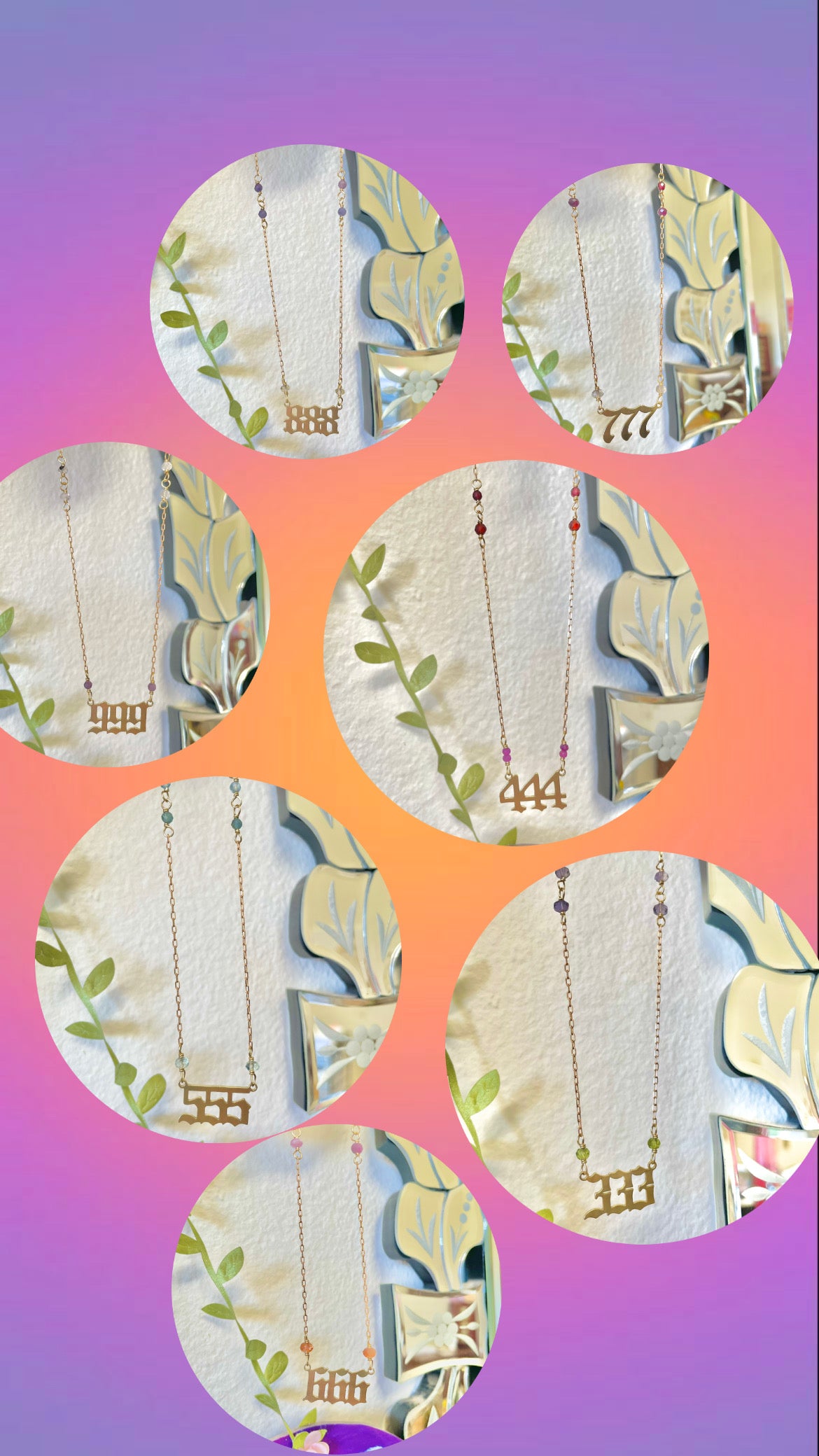 Angel Number Necklaces