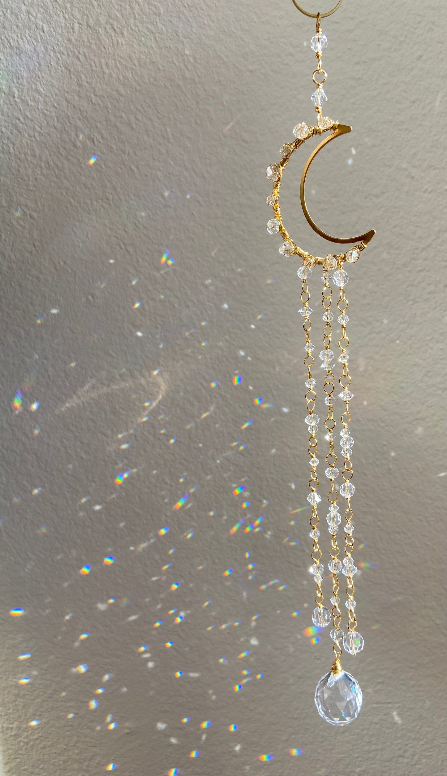 Crystal Moon Sun Catcher