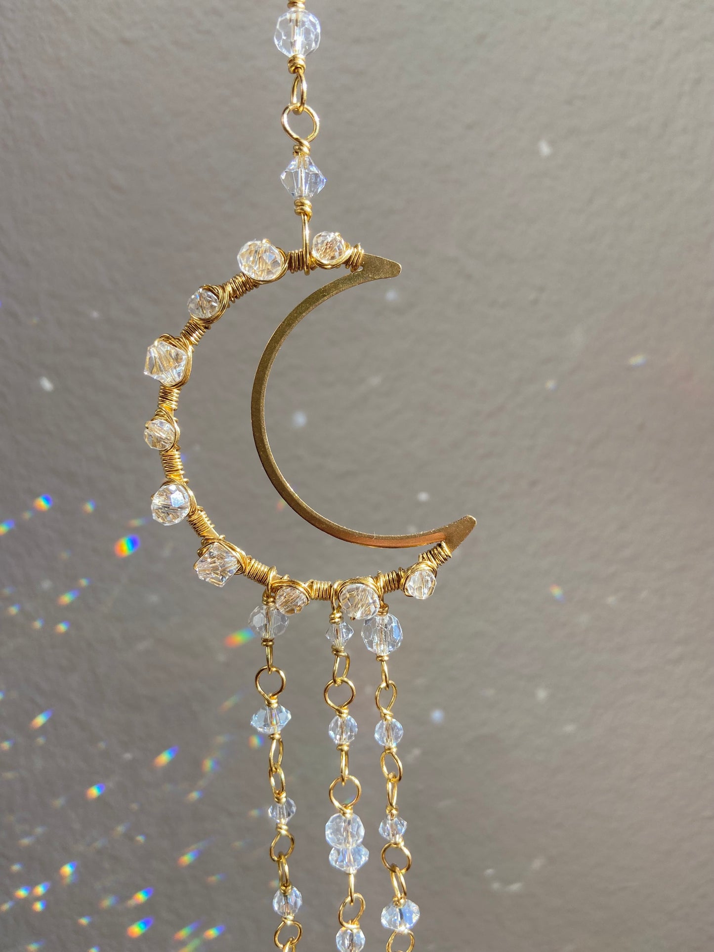 Crystal Moon Sun Catcher