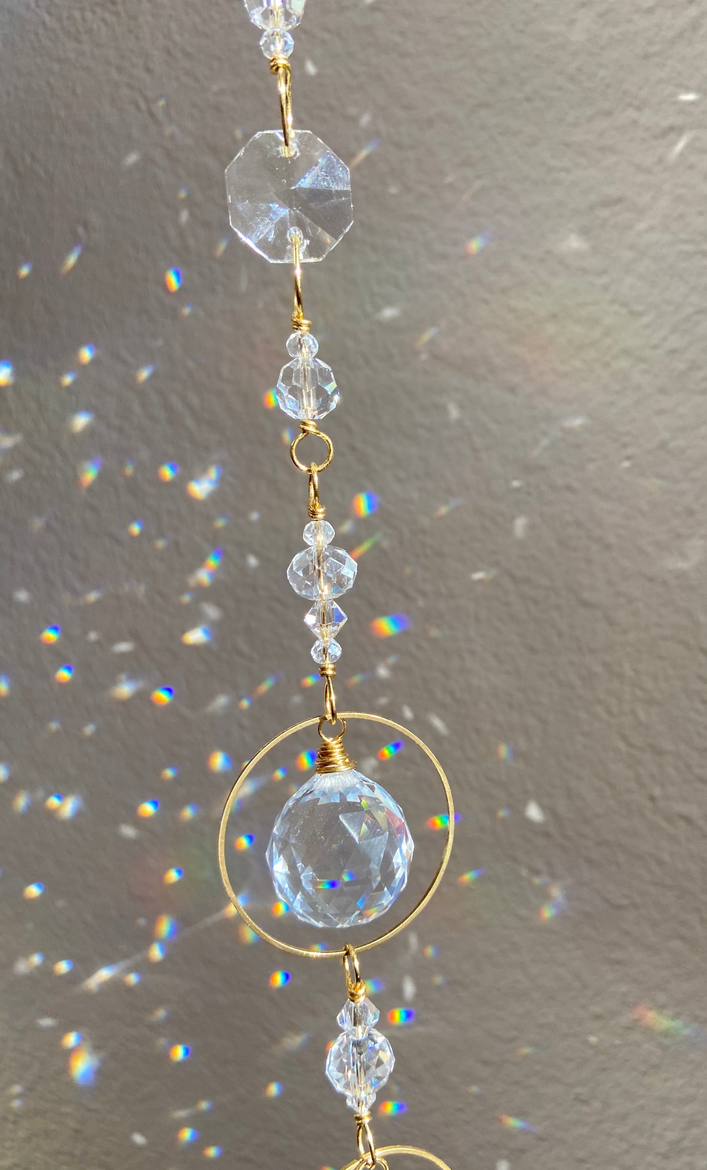 Agate + Quartz Sun Catcher