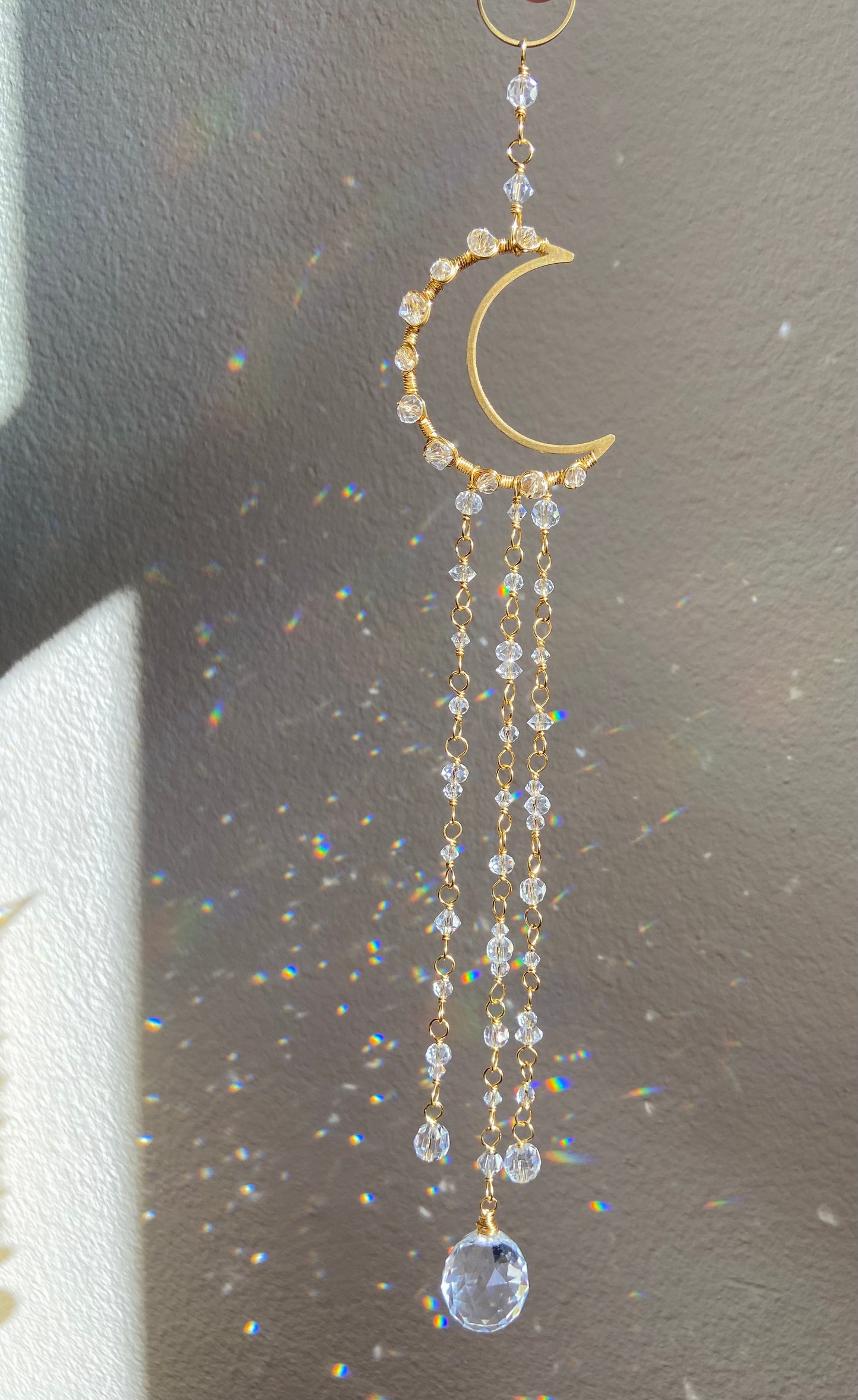 Crystal Moon Sun Catcher