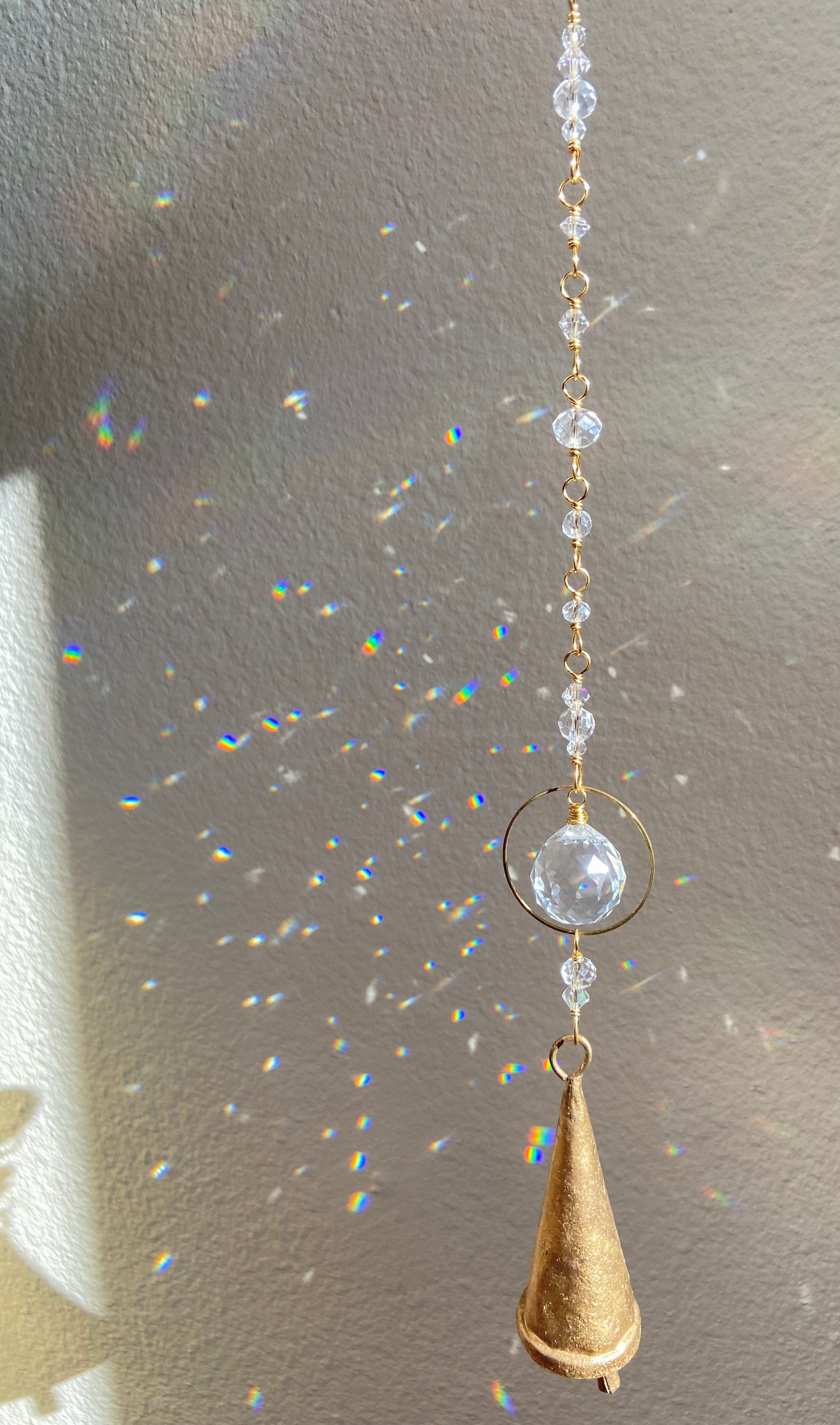 Brass Bell Sun Catcher