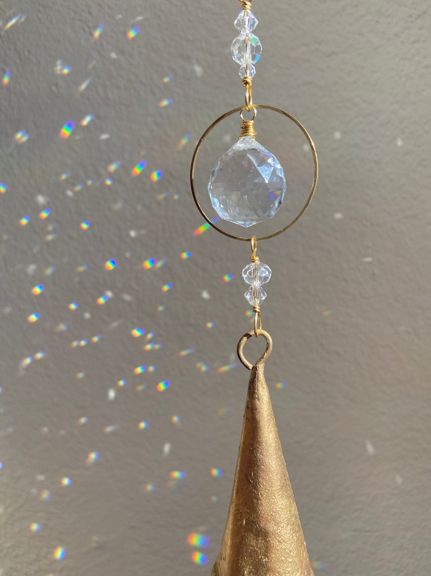 Brass Bell Sun Catcher