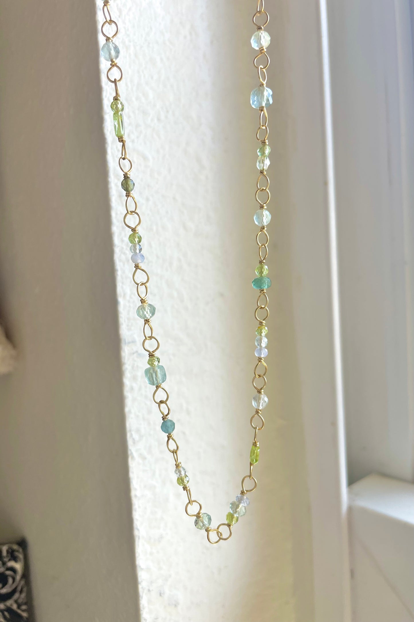 “Greens” 16” Necklace