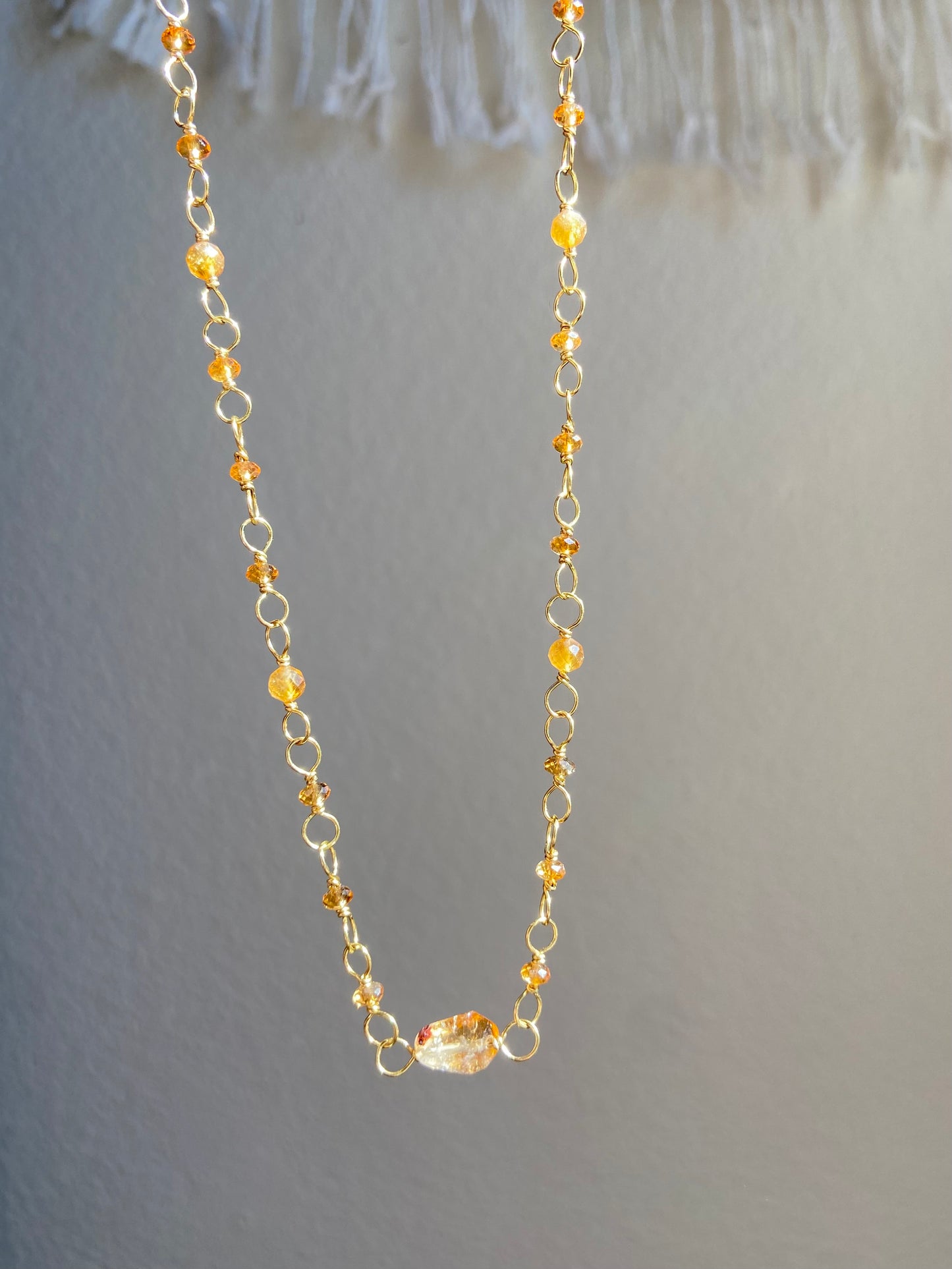 Citrine 16” Necklace