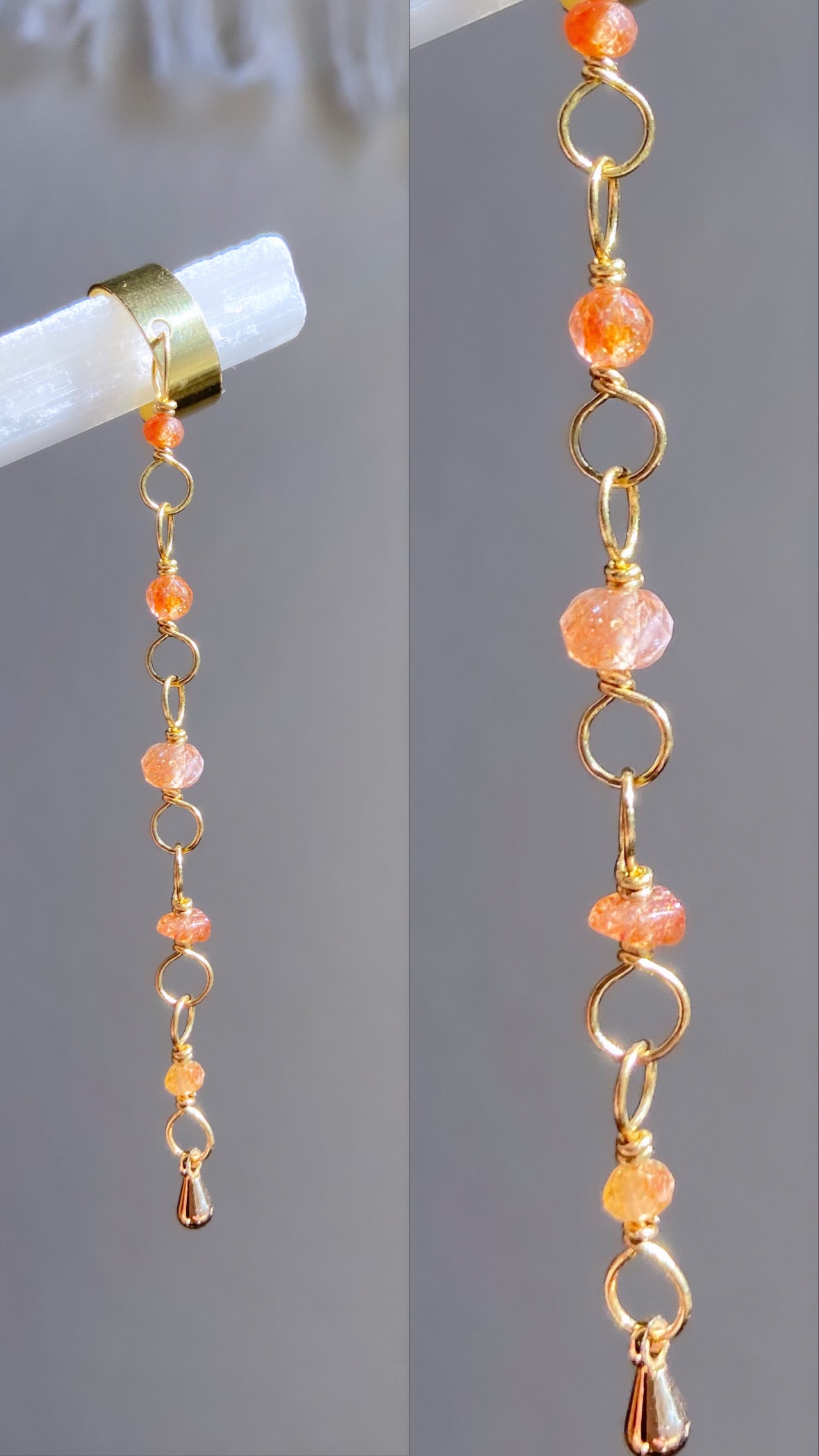 Sunstone Ear Cuff