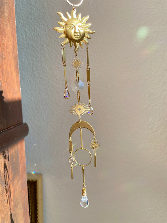 Sun and Moon Sun Catcher/Wall Hanging