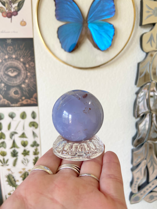 Chalcedony Sphere (Stand Included)